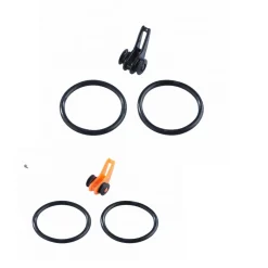 Balzer Hakenhalter Hook Keeper schwarz/orange 2 Stück