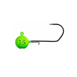 Big Mama Monkey Hooks UV Grün + Glow White 2/0