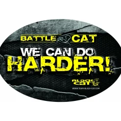 Black Cat Battle Cat Aufkleber 8 x 12 cm