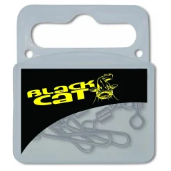 Black Cat Uni Clip schwarz matt 5 Stück