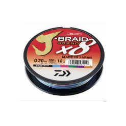 Daiwa J-Braid Grand X8 multicolor Meterware