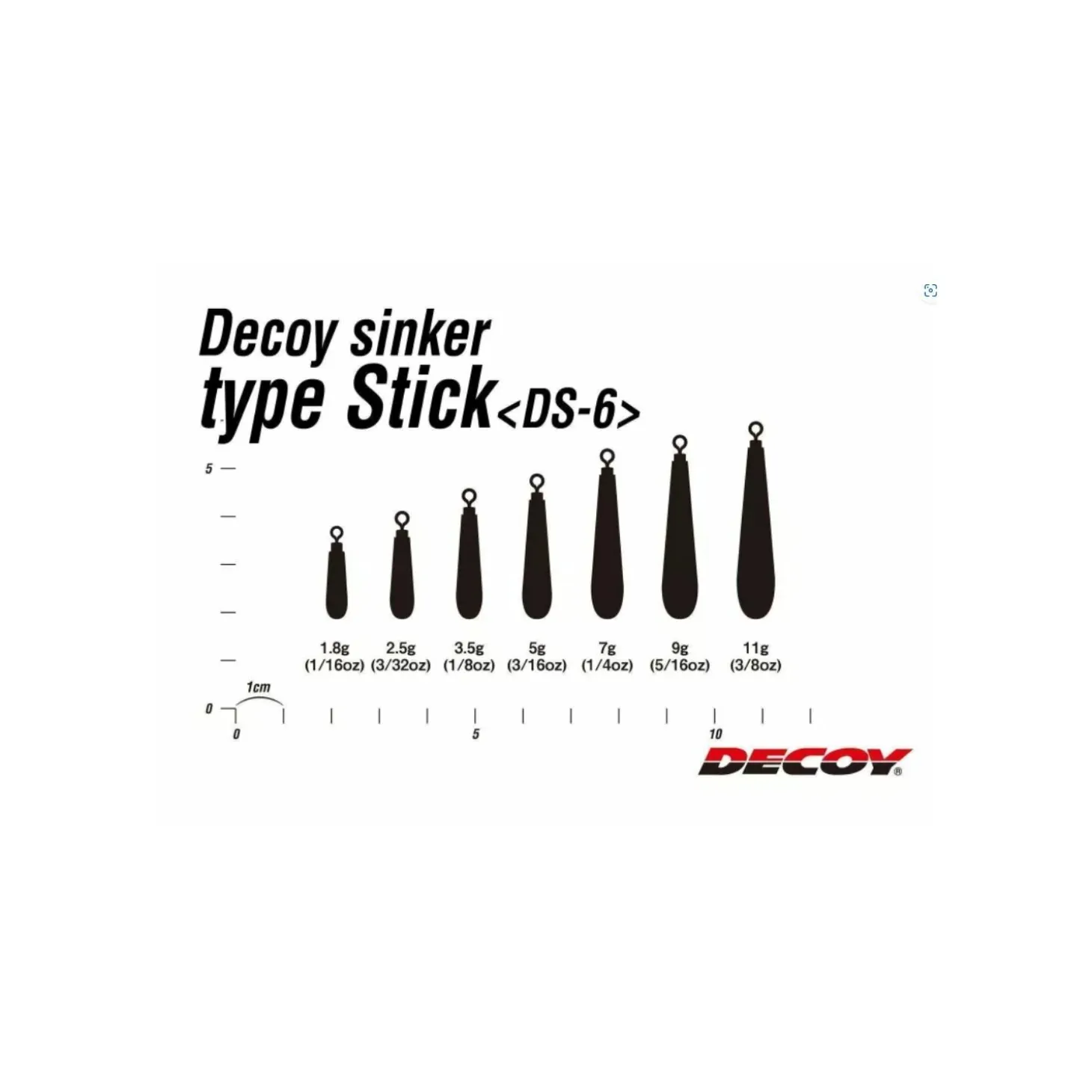DECOY Sinker Type Stick DS-6