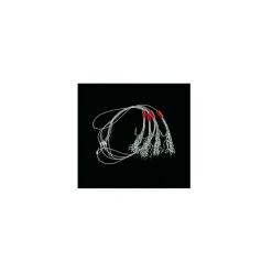 Dega Makrelen-Vorfach 4 Arme Rot/Silber