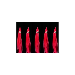 Dega Oktopus 12 cm 5 Stück Japan-rot