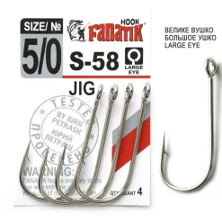 Fanatik Haken Jig S-58 Gr. 5/0