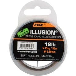 Fox Edges Illusion Soft Hooklink 0,30 mm 5,45 kg 50 m