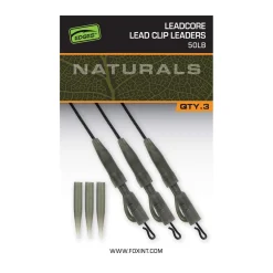 Fox Edges Naturals Leadcore Power Grip Lead Clip 3 x 75 cm