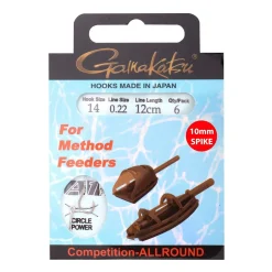 Gamakatsu Method Feeder Haken mit Spike Gr. 8