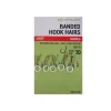 Korum Banded Hook Hairs - Barbed Gr.12 5 Stück