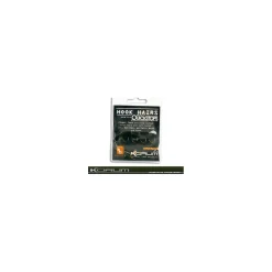 Korum Hook Hair Haken mit Quickstops Gr. 14