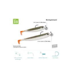 Lieblingsköder Spitze Haken Jigköpfe Expertenset M13 + 20 Gummifische