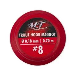Magic Trout Trout Hook Maggot silber 70 cm Gr. 10