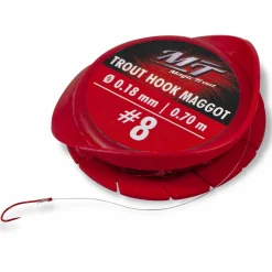 Magic Trout Trout Hook Maggot silber 70 cm Gr. 10