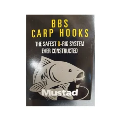 Mustad Karpfenhaken BBS Carp Hooks Wide Gap Gr.8 5 Stück