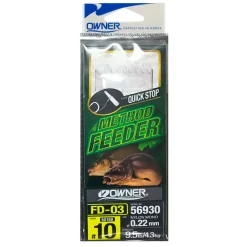 Owner Method Feeder Haken mit Quickstop - Gr. 12