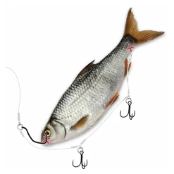 Quantum #4 Mr. Pike Ghost Traces Bait-Release-Rig weiß Haken: 3 Vorfach: 50cm