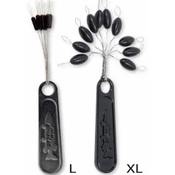 Quantum Mr. Pike Float Stops Silicone Schwarz