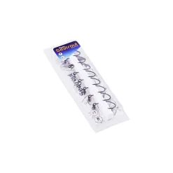 Rigged Seatrout Single Hooks schwarz Gr.2 8 Stück