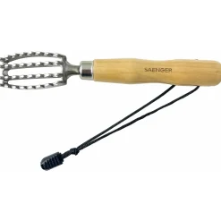 Sänger Profi Edelstahl Fischschupper mit Holzgriff 20 cm