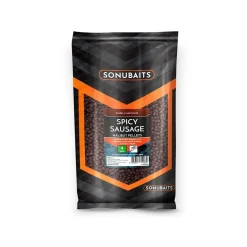 Sonubaits Spicy Sausage Halibut Pellets 900 g 4 mm