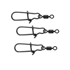Spro Matt Black Easy Snap Rolling Swivel