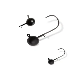 Tungsten Jigkopf Matt Schwarz