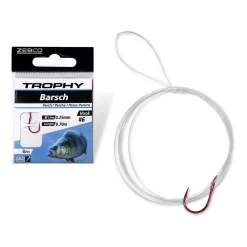 Zebco Trophy Barsch Vorfachhaken Rot 70 cm