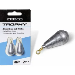 Zebco Trophy Birnenblei mit Wirbel