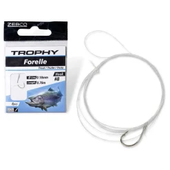 Zebco Trophy Forelle Vorfachhaken Silber 70 cm